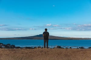Visiting Rangitoto Island