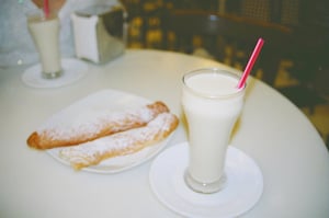 We gaan helemaal los op horchata