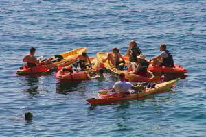 Costa Brava: excursión en kayak y snorkel en Sant Feliu de Guíxols
