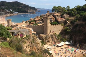 From Barcelona: Costa Brava Hike, Snorkel & Tossa de Mar