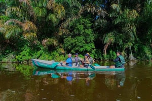 トルトゥゲーロ国立公園でのカヌー、ナイト＆デイハイキング