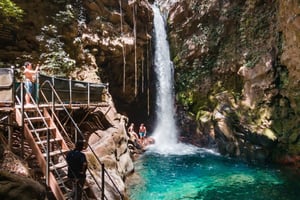 Escursione a cavallo alla cascata di Oropéndola
