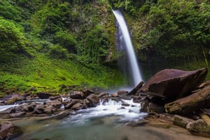 La Fortuna: Halfdaagse Waterval Tour met Lunch