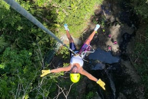 Manuel Antonio: Zipline Canopy Tour med fjärilsträdgård