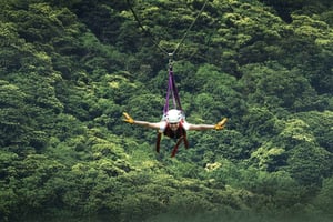 Monteverde: Selvatura Park zipline och Tarzan Swing Tour