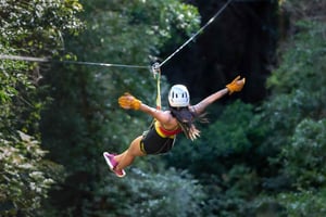 One Day: Ziplining, River Tubing, and Horseback Riding Trip