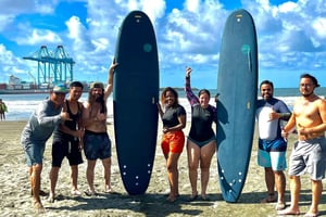 Puerto Limon: Surflektioner med lokala legender på Moin Beach