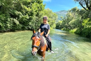 Dubrovnik: Ausritt mit Flussüberquerung & Snacks