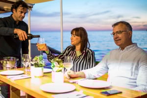 Dubrownik: Rejs z kolacją o zachodzie słońca po Starym Mieście