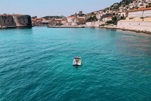 Îles Elaphites : Tour en bateau privé (Barracuda 545)