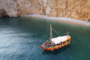 From Krk: Golden Beach Boat Trip