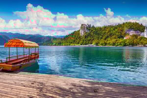 Fra Porec: Alpejuvelen Bledsjøen