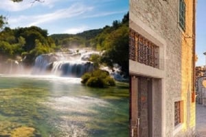 Från Sibenik: Privat tur i Sibenik och Krka-vattenfallen