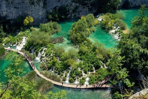 Splitistä: Yksityinen kierros Plitvicen järvien kansallispuistoon