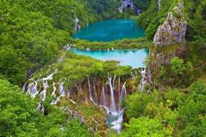 Vanuit Zagreb: Dagvullende tour Nationaal Park Plitvice Meren