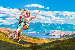 Krkin saari: Krk: Ziplining Tour