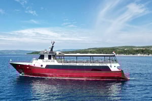 Krk: wycieczka łodzią na Rab i Pag z kąpielą i wycieczką po mieście z lunchem