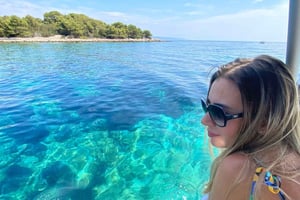 Magnific blue lagoon, speed boat water, wine&towels included