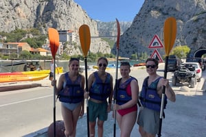 Omiš/Split: 4 timmar kajakpaddling i Cetina skyddade naturparksområde