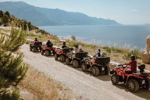 Expédition Omiš/Split : 65 km de randonnée en quad vers les chutes d'eau cachées