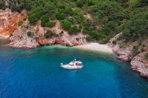 Opatija/Lovran: Wycieczka łodzią na ustronne plaże na wyspie Cres