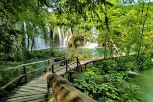 Plitvice-meren: wandeltour met gids en boottocht