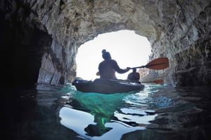 Pula: Cave Kayak Tour, Snorkeling and Island Jumping