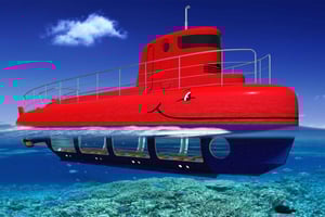 Split: 45-minütige Fahrt mit dem Halb-U-Boot