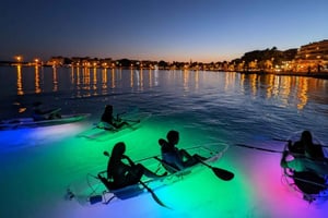 Split: Illuminated Evening Guided Kayaking Tour