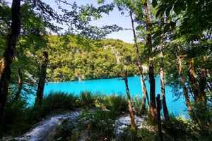 スプリト：プリトヴィッツェ湖群ガイド付き 1 日ツアー (入場チケット付き)