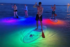Split: Transparent SUP nocna wycieczka Glow