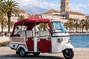 Split : expérience en tuk-tuk vintage – histoire locale et vues