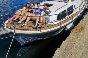 Zadar: Passeio de barco pela Lagoa Azul com bebida