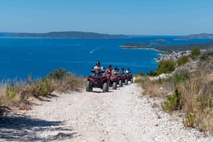 Trogir, Žedno: Ilha de Čiovo 100% Off-Road Quad ATV Tour