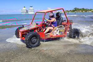 Amber Cove & Taino Bay: Buggy Tour with Swimming & Tasting