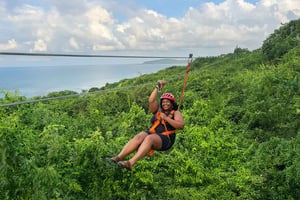 Cartagena: Oceanfront Zipline Adventure with Lunch