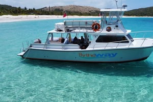 From Fajardo: Culebra Power Boat Snorkeling & Beach Tour