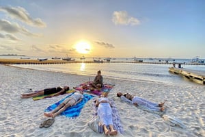 Playa Del Carmen: Sunrise Beach Sound Bath with Bronze Bowls