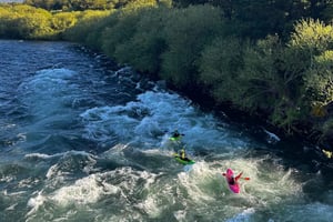 Pucón: Guided Kayak Trip on Liucura river with photos/videos