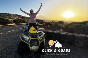 Puerto de la Cruz: Tour en Quad al Teide al Atardecer con Snack & Fotos
