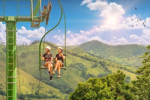 Punta Cana: Buggy and Zipline Adventure at La Hacienda