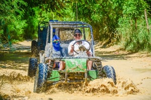 Punta Cana: Countryside and Macao Beach Half-Day Buggy Tour