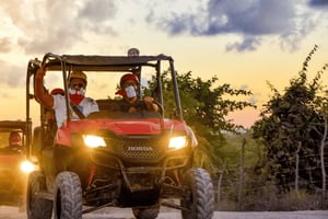 Punta Cana: Sunset Buggy Tour With Cave Swim and Dance Show