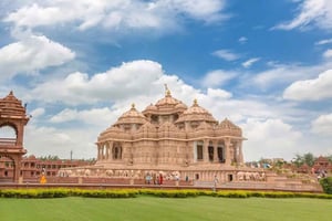 Deli: visita guiada ao Templo Akshardham com espetáculo de água e luz