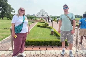 Delhi: Alt inkludert hel- eller halv dagsomvisning med henting på hotellet