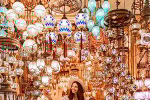 Shoppingtur på basaren i Delhi med kvinnelig/mannlig guide, lunsj/middag