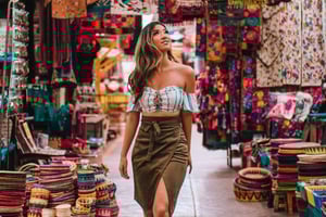 Delhi: Exklusiv guidad shoppingtur med en kvinnlig expert