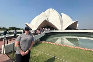 Delhi: tour a piedi al Tempio del Loto