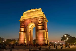 Delhi: Kvällsöppen stadsvandring i Delhi med transfer och matupplevelse