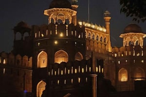 Delhi: Red Fort Private Night Tour with Hotel Transfer
